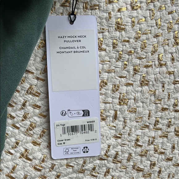 Alo Yoga Hazy Mock Neck Pullover - Picture 5 of 6